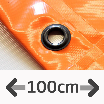 PVC Ösen alle 100cm