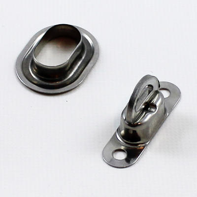 Drehverschluss für Ovalösen in Messing 38 x 13 mm Kopie