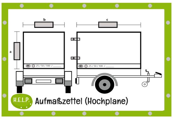 Aufmasszettel Hochplane