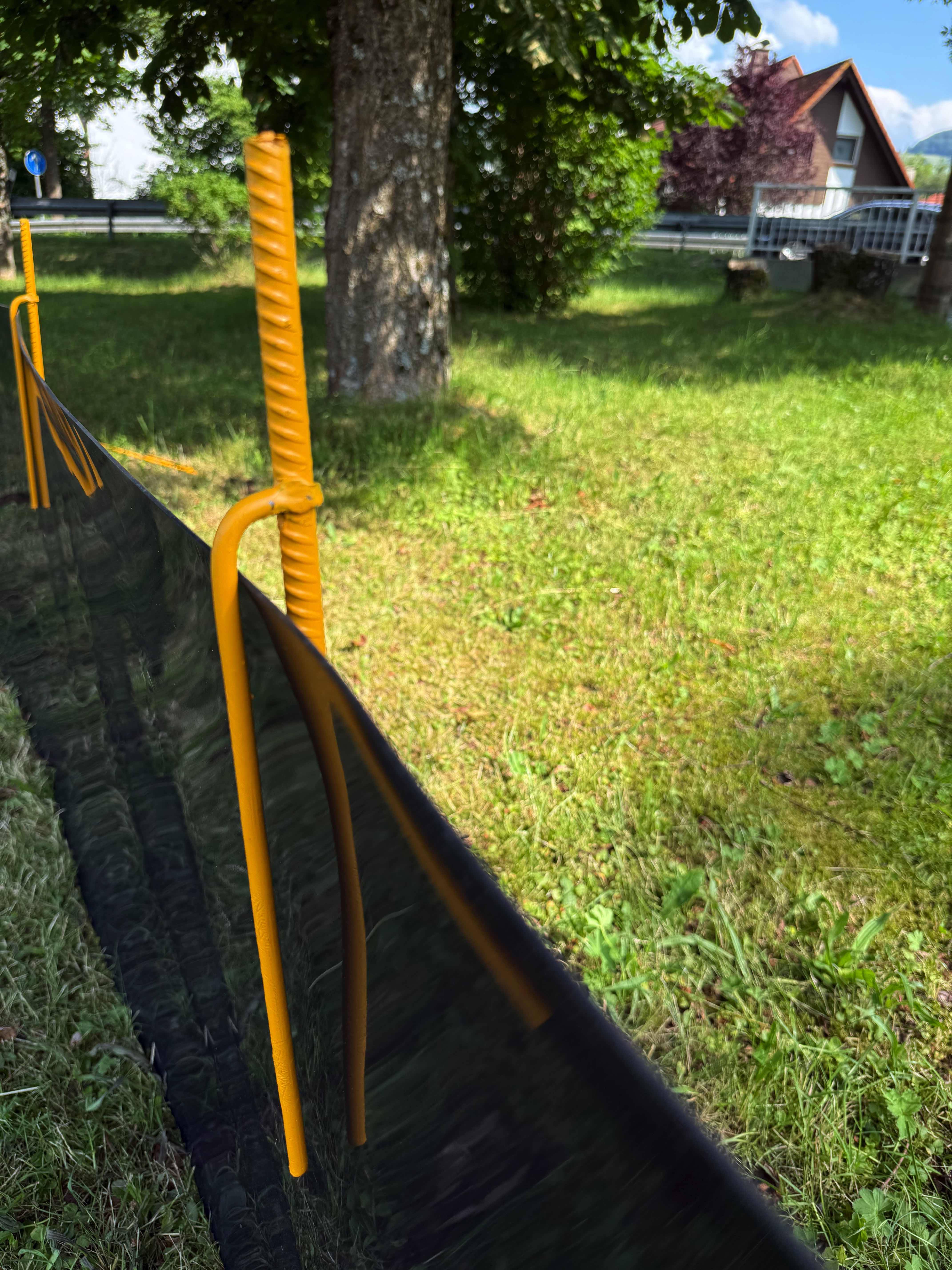 HDPE-Zauneisen GTH-H-E 110cm gelb