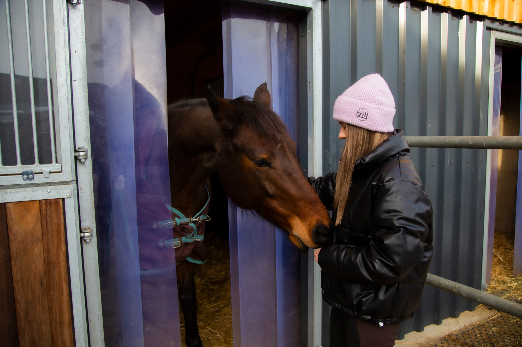 PVC Lamellenvorhang transparent im Set